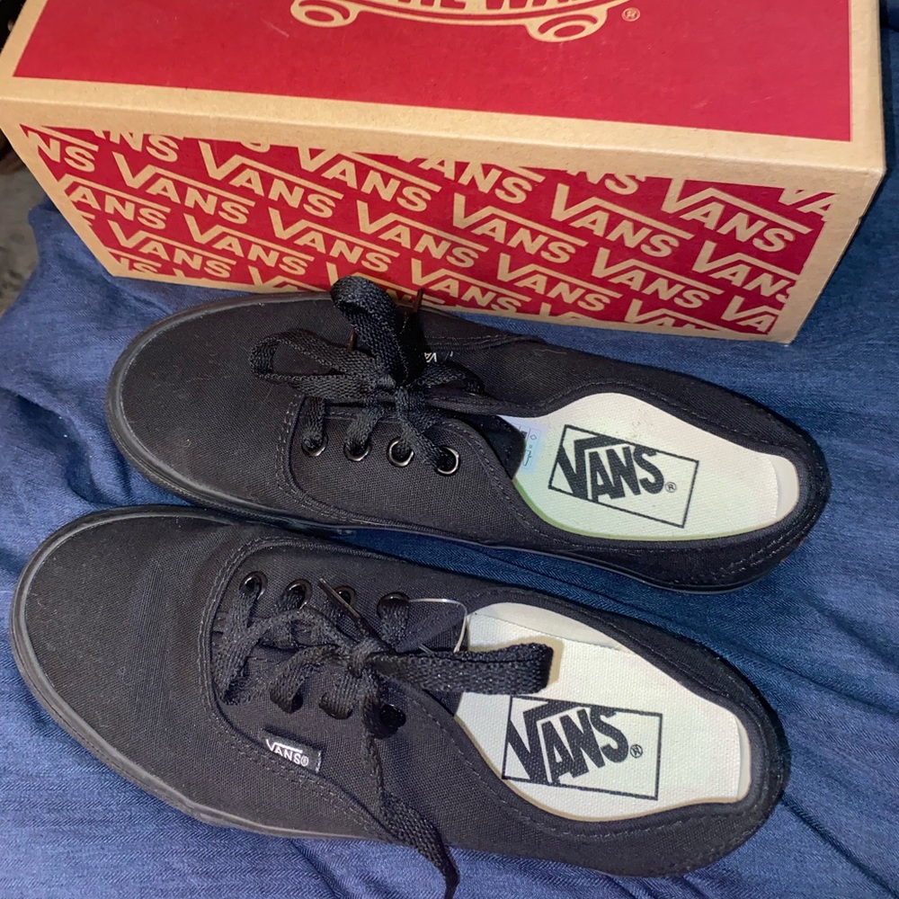 Black vans worn only a few times. Size 6.5
